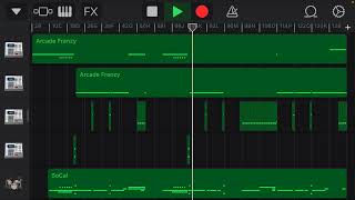 Perfume FLASH(Instrumental) on Garage Band(iPhone)