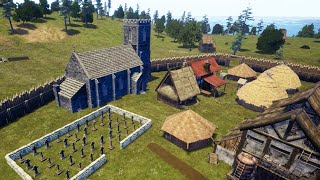 This Hardcore Realistic Medieval City Builder Lets You Build Huge Strongholds & Fortresses