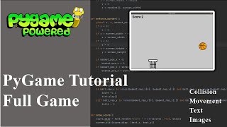 Pygame tutorial - Baskeball game