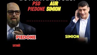 Piedone și George Simion se alintă cu \