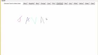 Core java projects - Java paint program