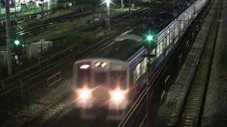 [そろそろ引退]高崎線211系　夜の南浦和駅付近を通過