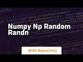 numpy np random randn