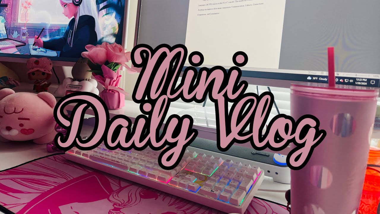 Mini Daily Vlog Study Youtube