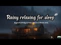 Rainy relaxing for sleep | Rain sounds 2 hours