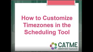 How to customize Time zone Scheduling- Closed caption (accessibility)