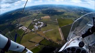 Microlight Flight from Long Marston to Croft Farm Defford in the QuikGT450