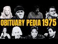 Celebrities Died in 1975 - Obituary in 1975