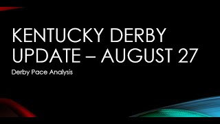 Kentucky Derby Pace 2020 - Early Look