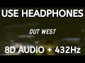 JACKBOYS - OUT WEST ft. Young Thug (8D AUDIO + 432Hz)