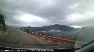 DRIVE #488: Metković (Croatia)-Svitava-Stolac (Bosnia and Herz.) (timelapse 4x) *Read Description*