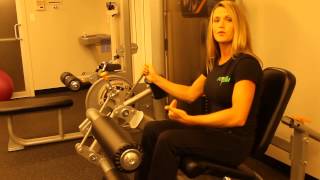 How to use the Precor Leg Extension / Leg Curl