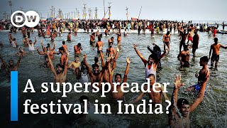 Thousands in India gather for Magh Mela festival amid COVID surge | DW News