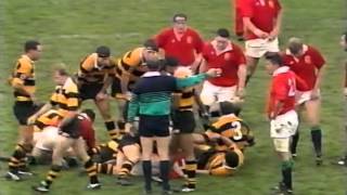 1993 Rugby Union Match: Taranaki vs British and Irish Lions (highlights)