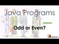 27 Java Even Odd Program |
