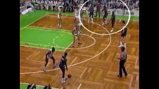 Pistons Commit Illegal Offense Violation (1988 Playoffs)