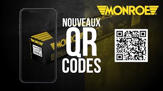 Scannez pour en savoir plus ! Nouveau : code QR sur les produits MONROE