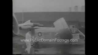 Bell X-22 vertical take off experimental plane test flight archival footage