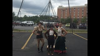 Amazing Aerial Performance by Illuminair Entertainment at MotorCity SteamCon 2017