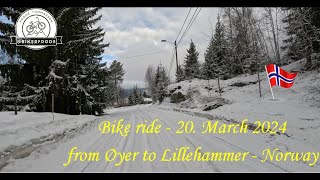 On a pleasant spring day, bike ride from Øyer/Hafjell to Lillehammer make a stop at the road museum