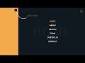 Full Screen Menu with Sliding Animation | Sliding Animation Full Screen Navbar | Sliding Menu