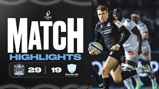 HIGHLIGHTS | Investec Champions Cup | Glasgow Warriors v Racing 92 | Friday 10 January 2025