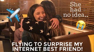 FLYING TO SURPRISE MY INTERNET BEST FRIEND || Brooke Sanchez