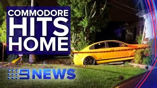 Car crashes into Sydney home | Nine News Australia