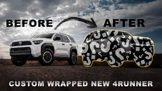 ⚠️ CRAZY 6th Gen 4Runner Wrap Reveal // Before & After