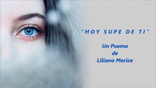 HOY SUPE DE TI - De Liliana Morice - Voz: Ricardo Vonte