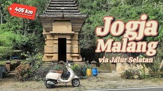 Touring Motor | Jogja Malang via Jalur Selatan - Road to Bali | Part 2 | Solo Riding Vespa