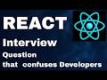 React Interview Question That Confuses Developers 😲#reacthooks #codinginterviewprep