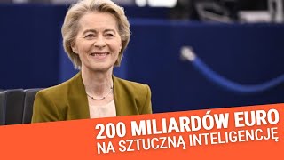 12.02: Unia przeznaczy 200 miliardów euro na AI i odpowie na amerykańskie cła, ceny gazy w górę