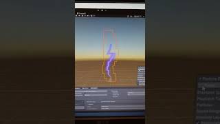 Creating randomized lightning bolts with Unity's particle system