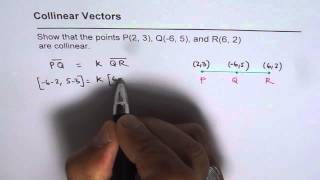 02 Show Points Form Collinear Vectors - EDEXCEL - GCSE