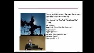 Art Berman- Shale Plays Have Years, Not Decades of Reserves