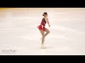 노은정 eunjung rhoㅣ여자 2그룹 junior women sp 32ㅣ2022 12 01 피겨 랭킹대회ㅣ목일중학교