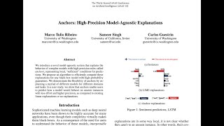 10-minute paper (episode 34):Anchors: High-Precision Model-Agnostic Explanations