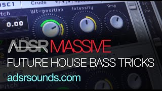 Future House Bass Tips and Tricks - NI Massive tutorial