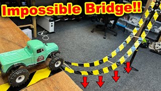 MIni RC Crawlers vs dodgy bridge