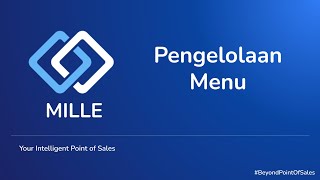 Pengelolaan Menu Mille POS