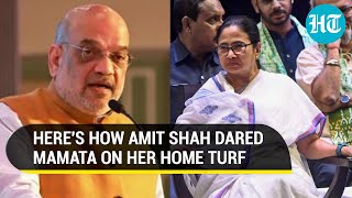 Amit Shah roars at Mamata in Bengal; Challenges 'Didi-Bhatija' before crucial panchayat polls