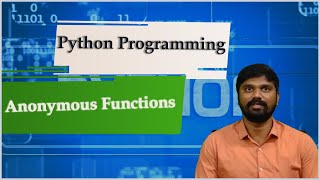 LEC26| Python Programming |Anonymous Functions by Mr. D. Sandeep
