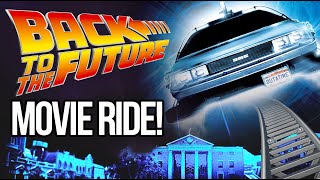 BACK TO THE FUTURE!!! Backlot Movie Coaster & Dark Ride! (POV) [CC]