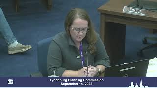 Lynchburg Planning Commission 9-14-22