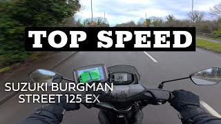 Top Speed Test: Suzuki Burgman Street 125ex 🛵💨