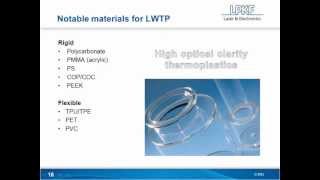 Transparent Laser Plastic Welding