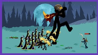 Stick War Legacy Animations Videos  Powerfull Helling Unit Golden Soldiers Fight Animation