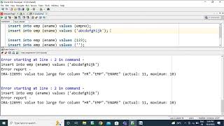 Data Types in Oracle | Sql data types | data types in sql | oracle data types