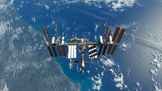 International Space Station NASA View With Map - 6347 - 2024-12-25